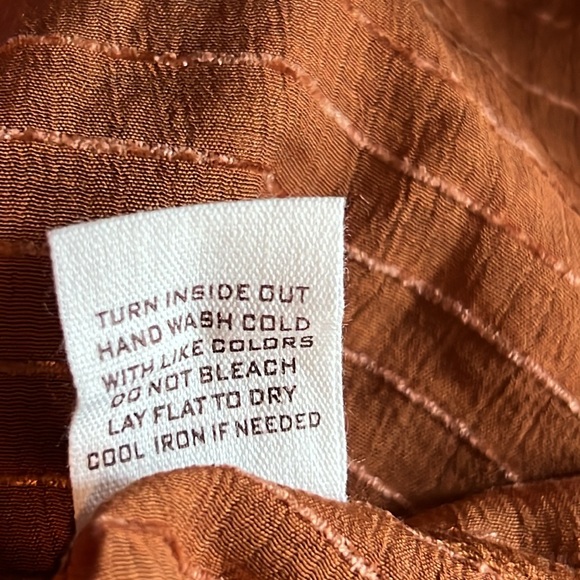 Blu Pepper Size Small Semi-Sheer Peplum Ribbed V-Neckline Short Sleeve B… - Picture 9 of 9